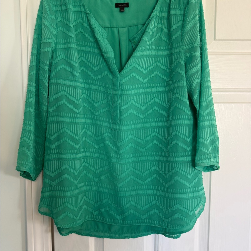 Elegant Green Women's Top
